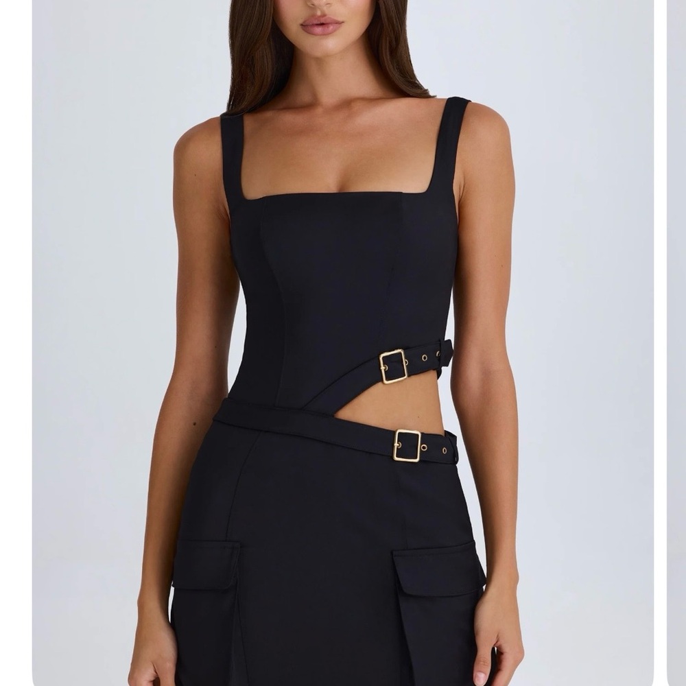 Black Cutout Dress, NWT